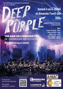 Affiche des concerts des 6 et 7 avril