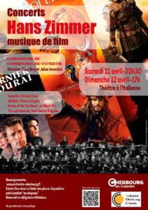 Affiche des concerts de avril 2026